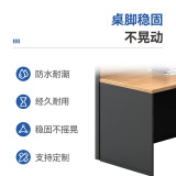 京耀職員辦公桌屏風(fēng)員工桌電腦桌工作位4人位含椅子