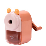 得力大口徑手搖削筆機(jī)0642S 紅色